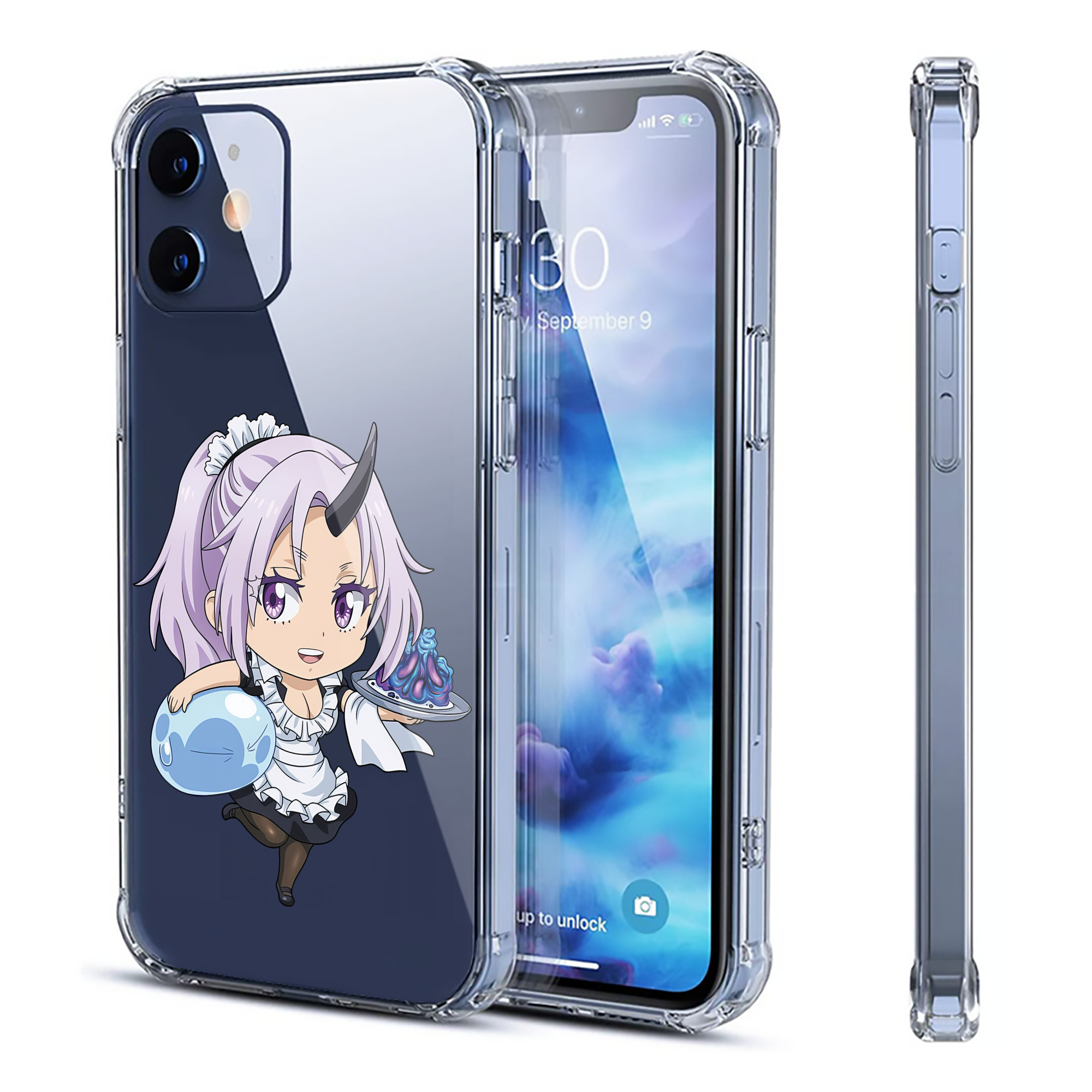 （画像用） 転スラ Regarding Reincarnated to Slime 【iPhone 12シリーズ対応】透明スマホケース（クリアソフトケース）